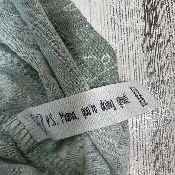 Latched Mama Tank Sleepwear Dress – Succulent Cactus Print – Size 6–18 w Pockets - Picture 7 of 7